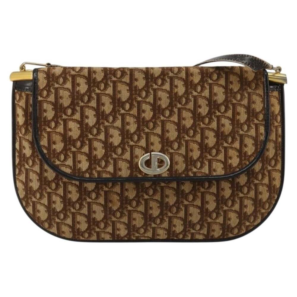 Dior Trotter Shoulder Bag Brown